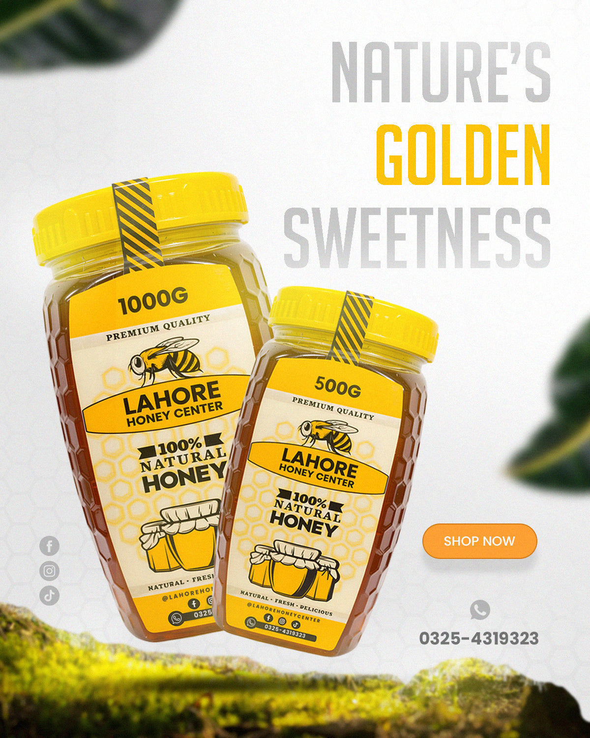 100% Raw Organic Honey